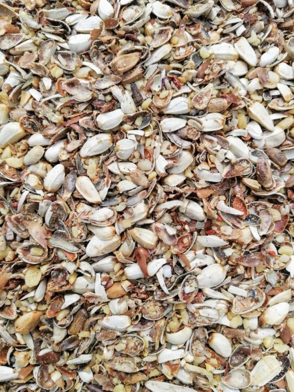 Image close up of actual cardix bird seed mix