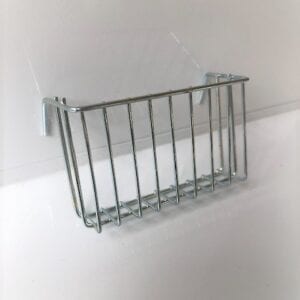 Nesting material wire holder for bird cage