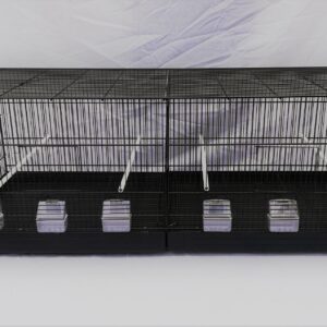 408/50 Black Painted Wire cage