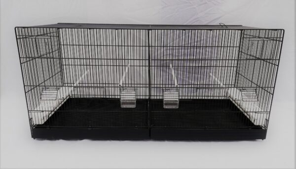 408-50b2 black wire cage with extra height