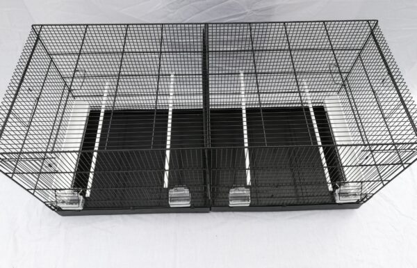 408-50b2 black wire cage with extra height