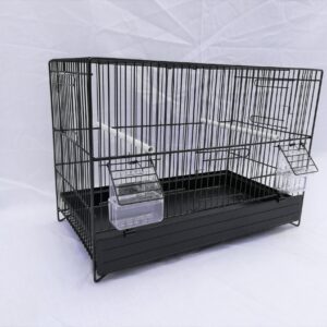 420-10 BLACK WIRE BIRD CAGE