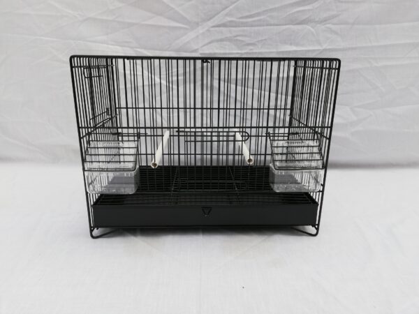 434-12 metal wire cage in black