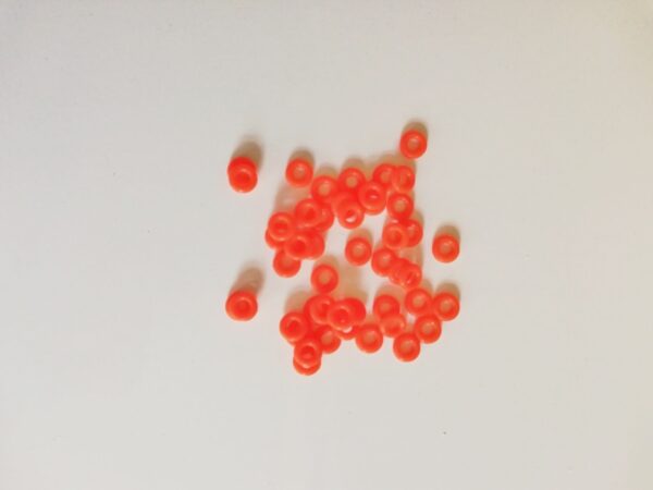 ORANGE PLASTIC RINGS