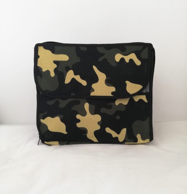 BLACK, GREEN, BEIGE CAMO CAGE COVER