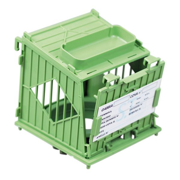 green plastic outside nest pan